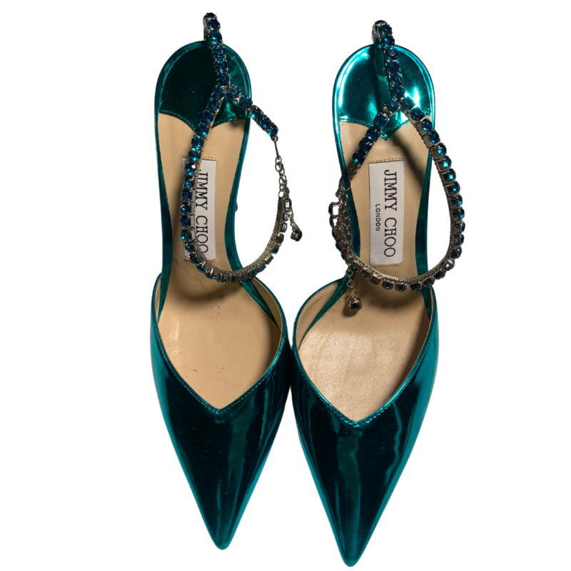 Escarpins Jimmy Choo, Excellent état, pointure 38,5, talon 10, vue 2
