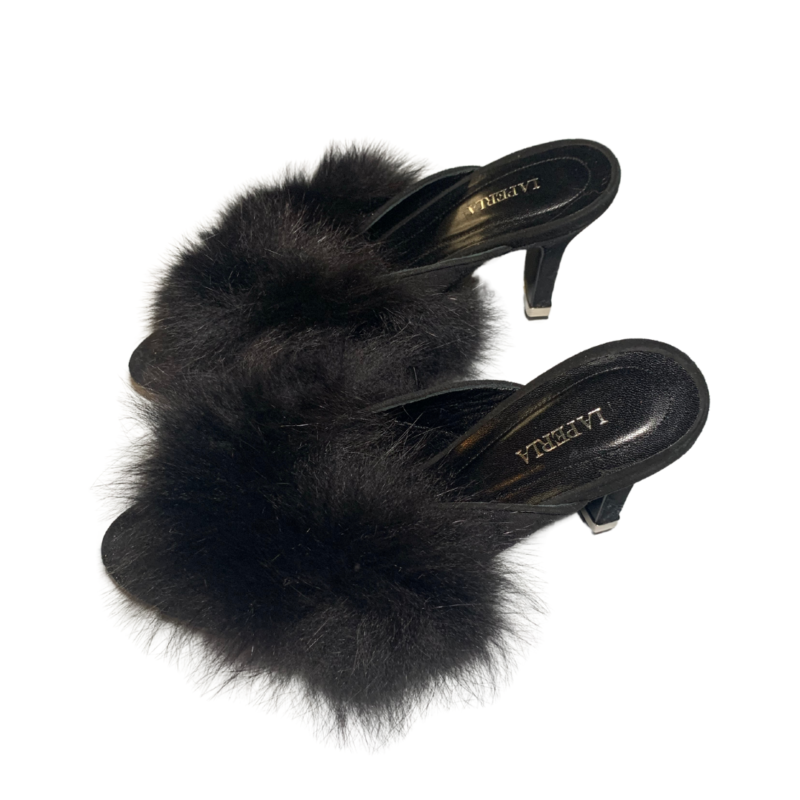 Mules à talon La Perla, Excellent état, pointure 37, talon 8, vue 2