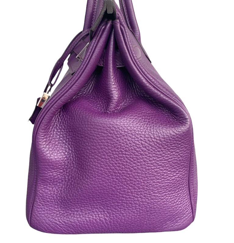 Birkin 35 Ultraviolet, vue 2