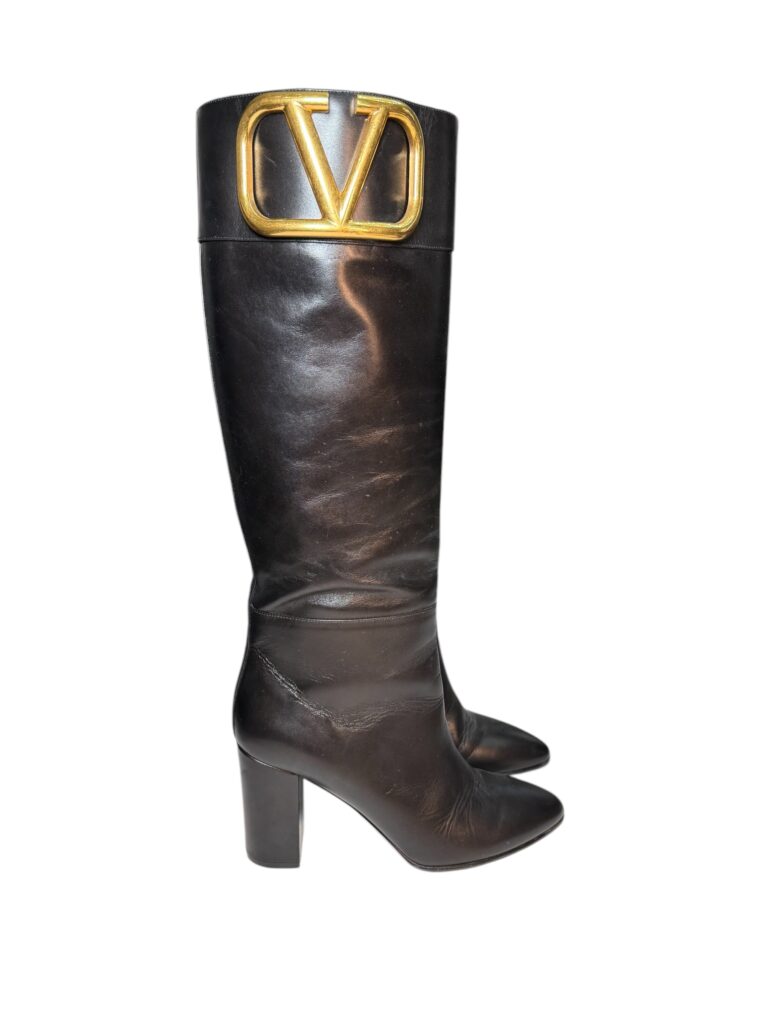 Bottes en cuir Valentino