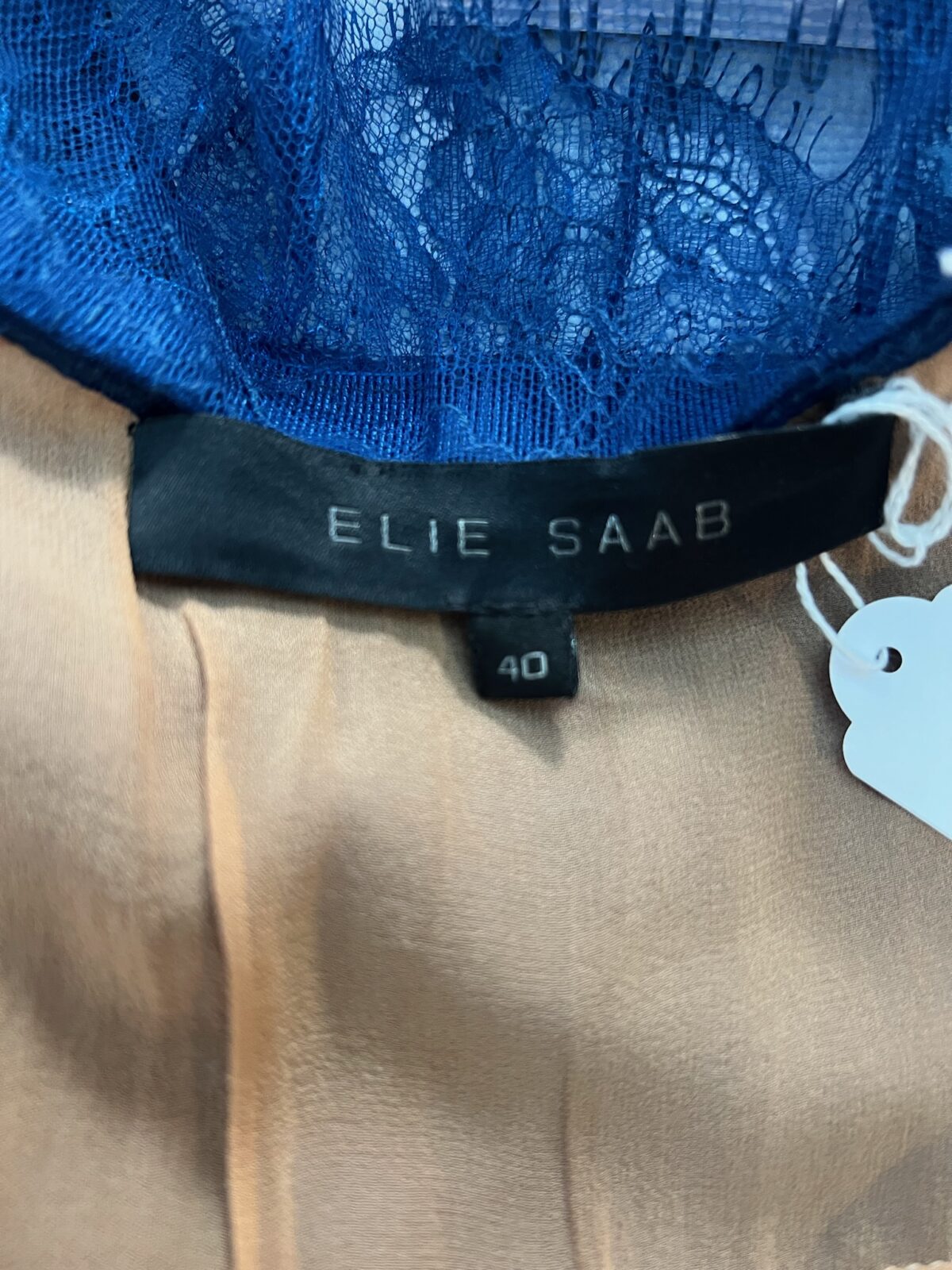 Robe longue Elie Saab bleu – Image 7