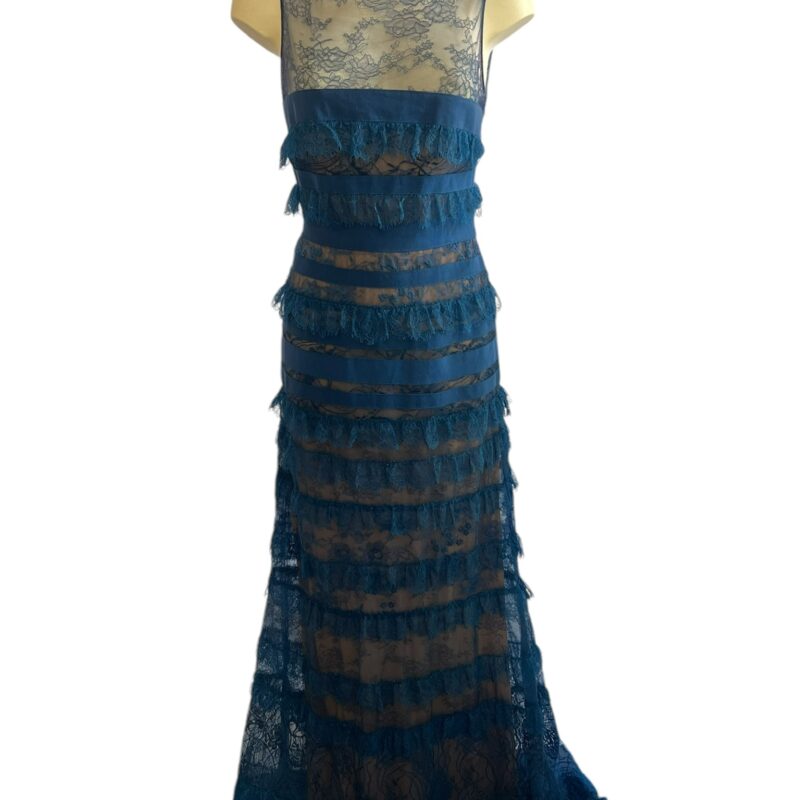 Robe longue Elie Saab bleu