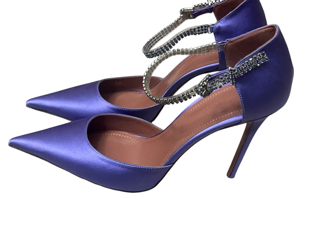 Escarpins Amina Muaddi, Neuf, pointure 38,5, talon 10, vue 2