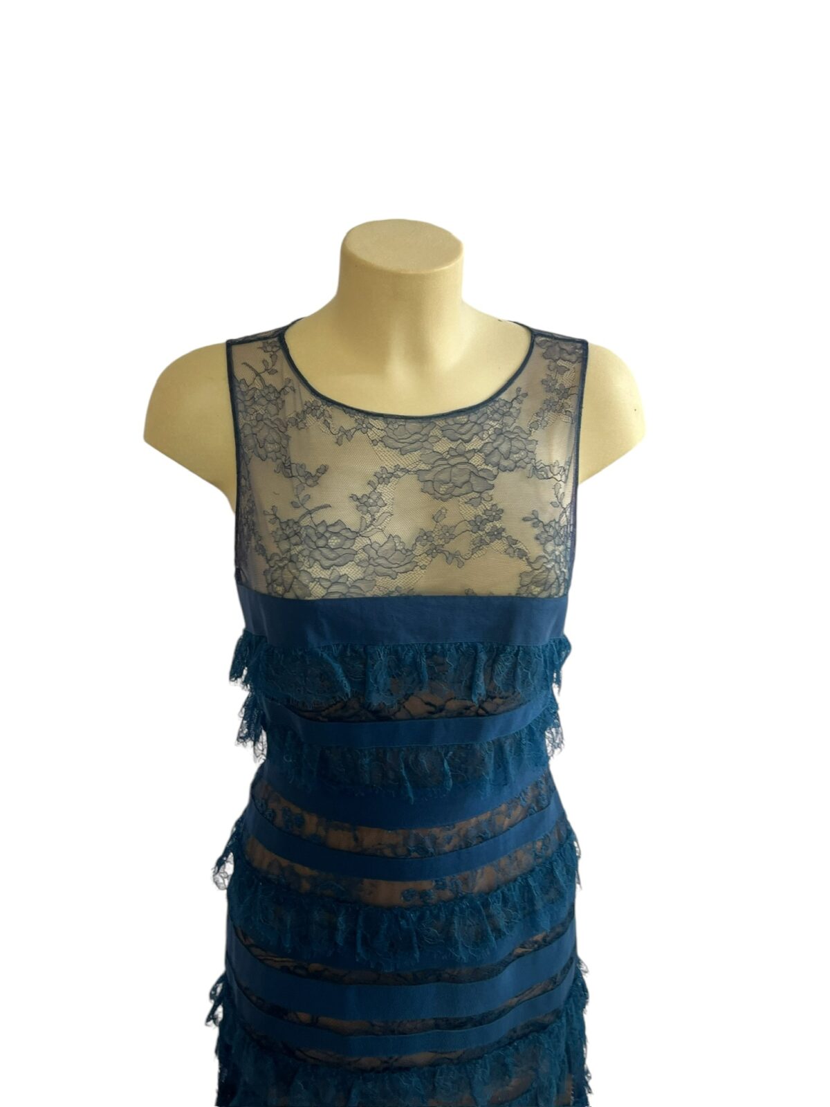 Robe longue Elie Saab bleu – Image 2