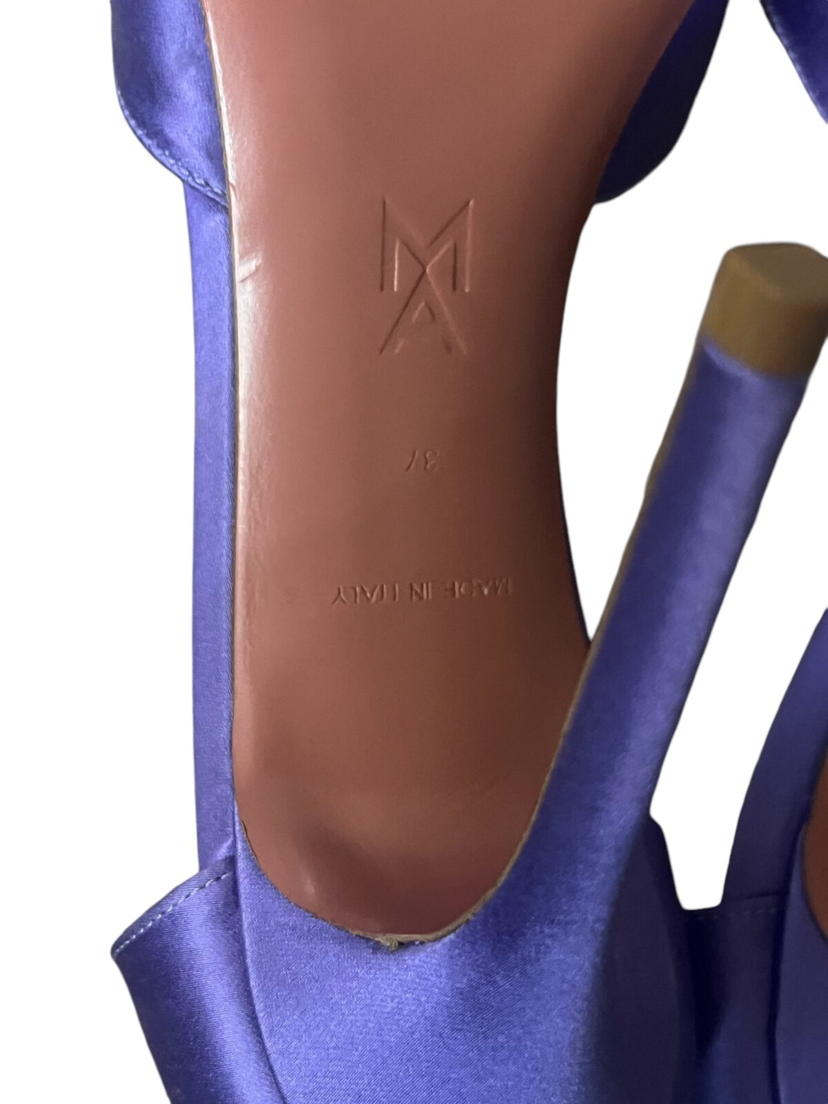 Escarpins Amina Muaddi, Neuf, pointure 38,5, talon 10, vue 7