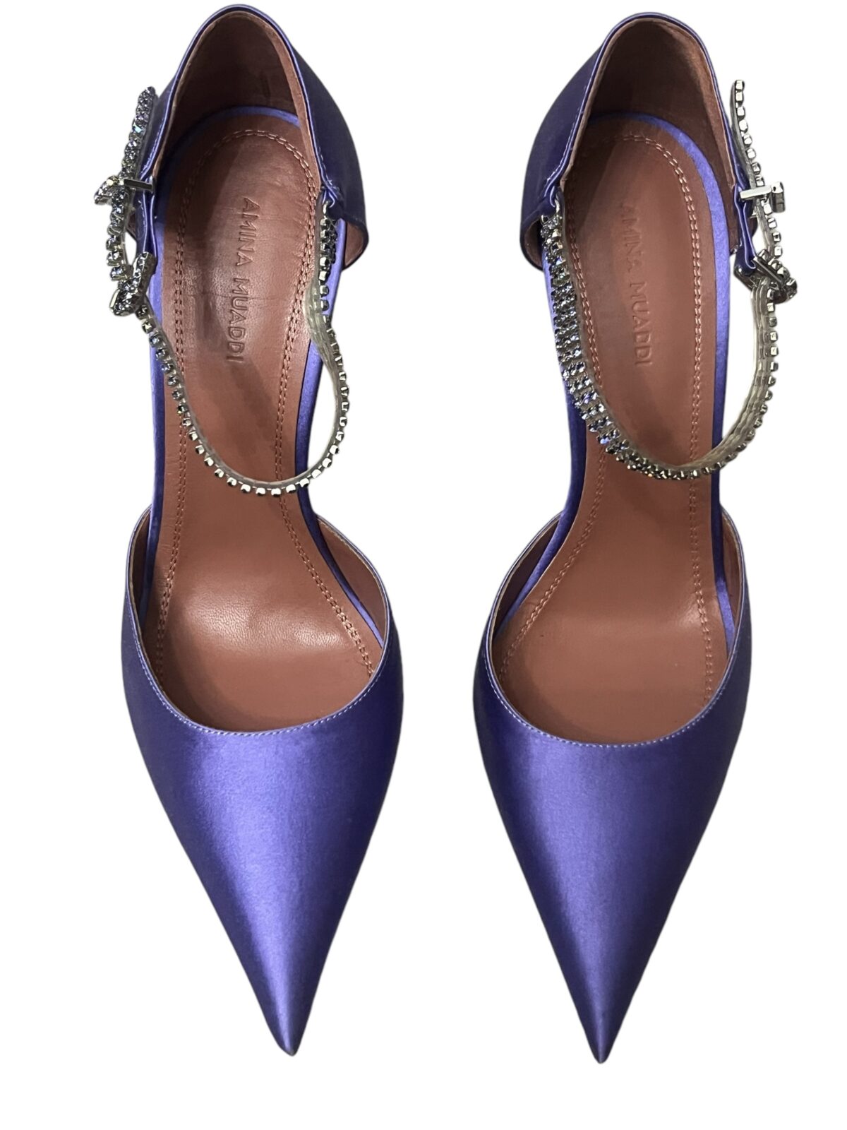 Escarpins Amina Muaddi, Neuf, pointure 38,5, talon 10, vue 4