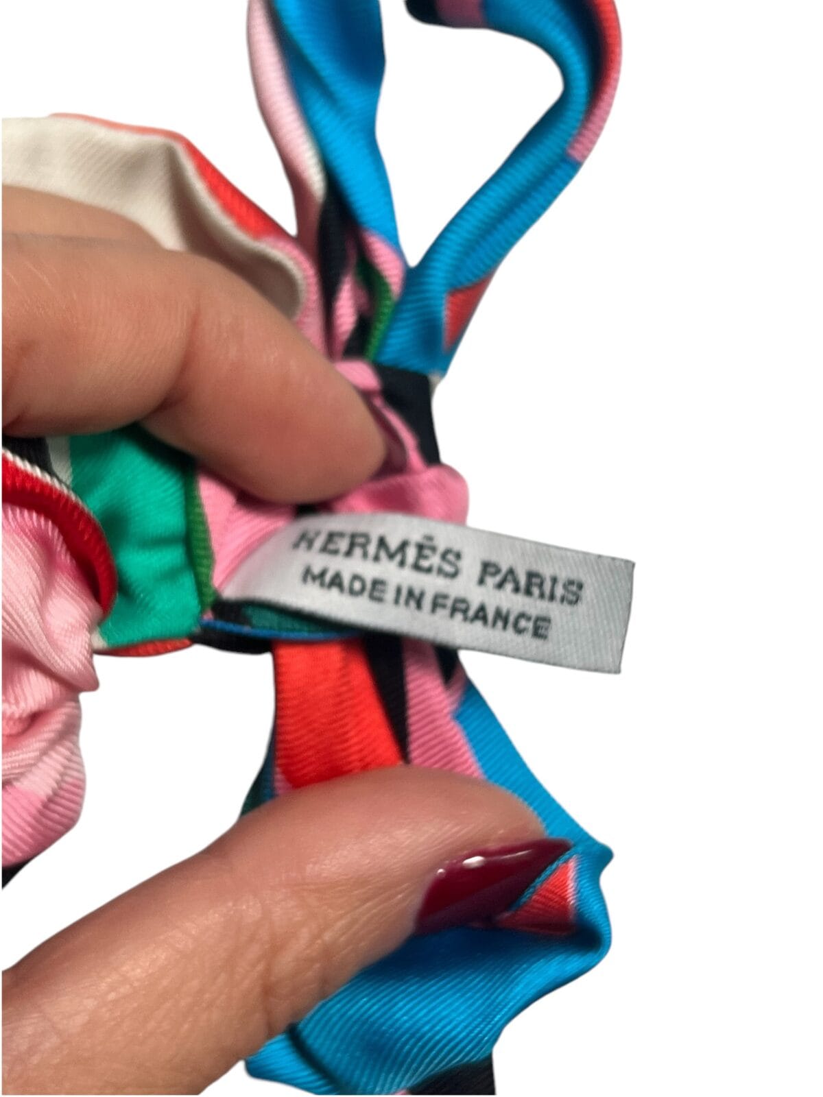 Élastique en soie Hermès - seconde main BLUXE Geneve