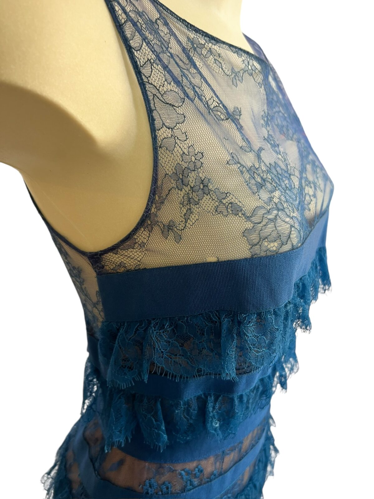 Robe longue Elie Saab bleu – Image 5