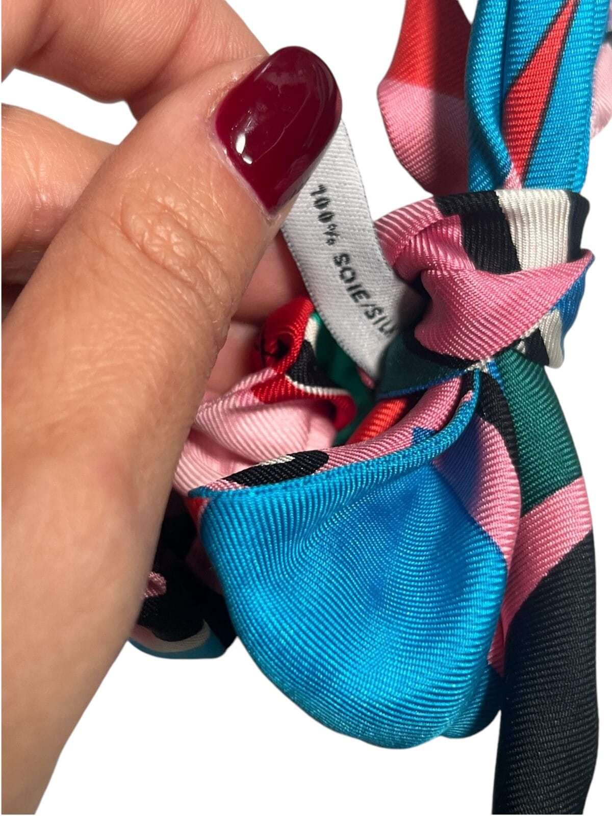 Élastique en soie Hermès - seconde main BLUXE Geneve