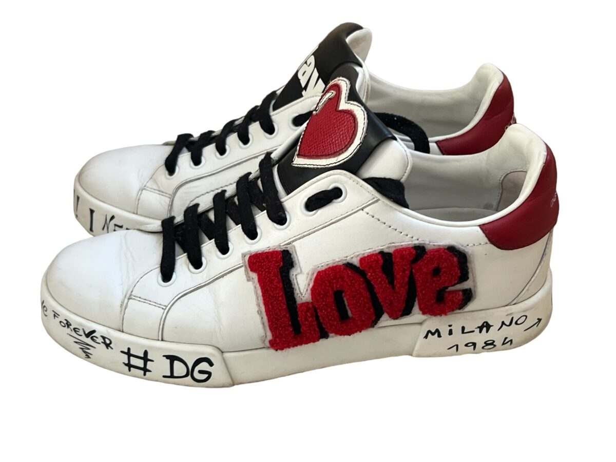Baskets basses D&G Love graffiti