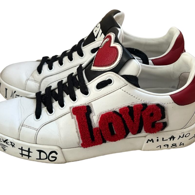 Baskets basses D&G Love graffiti