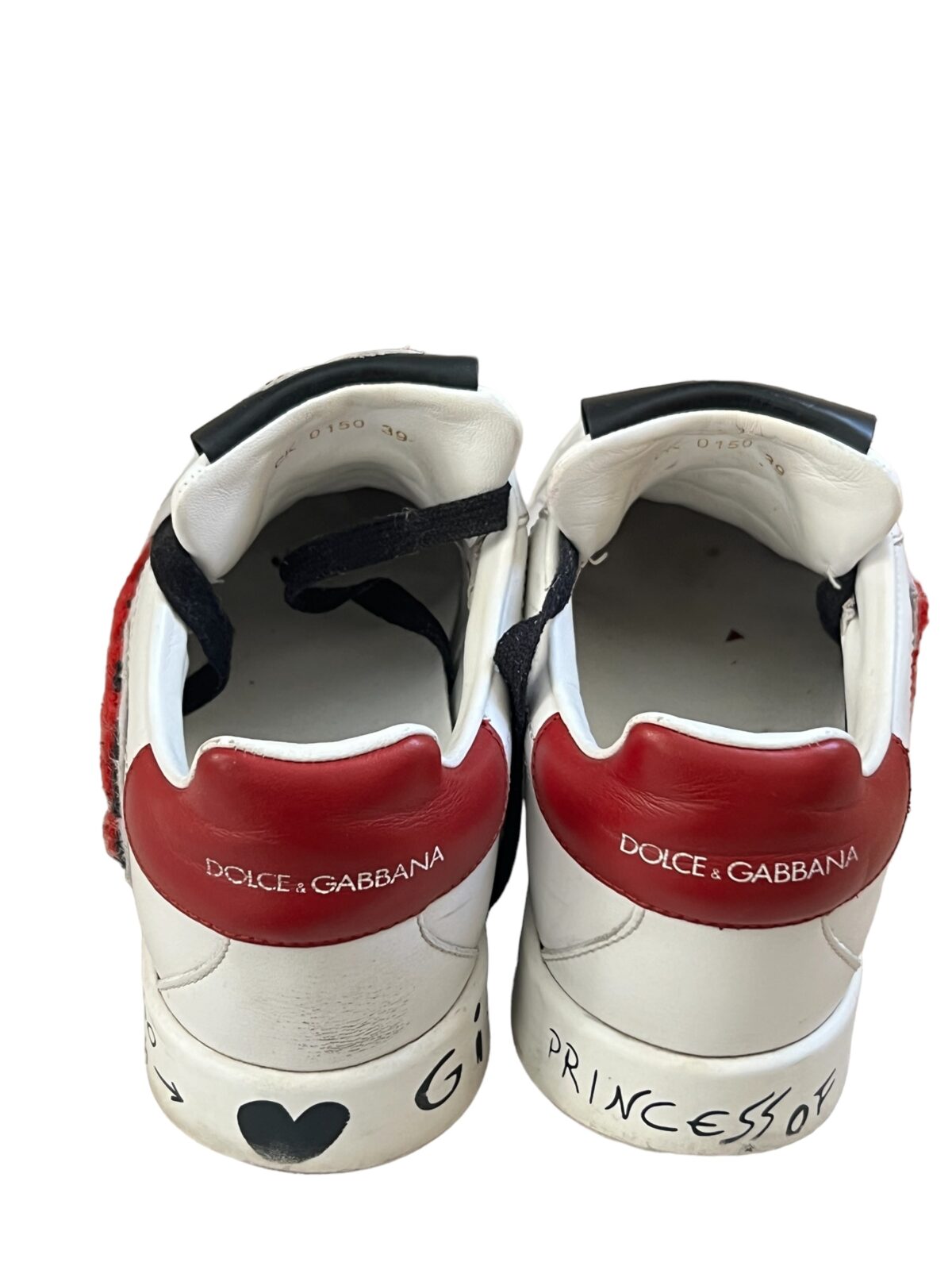 Baskets basses D&G Love graffiti – Image 3