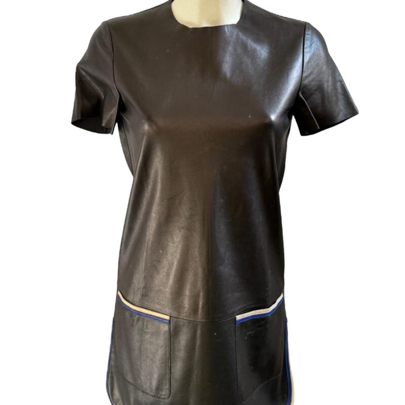 Robe cuir Céline