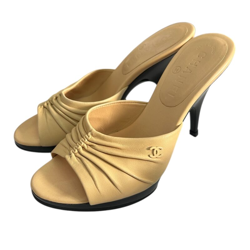 Sandales à talon Chanel