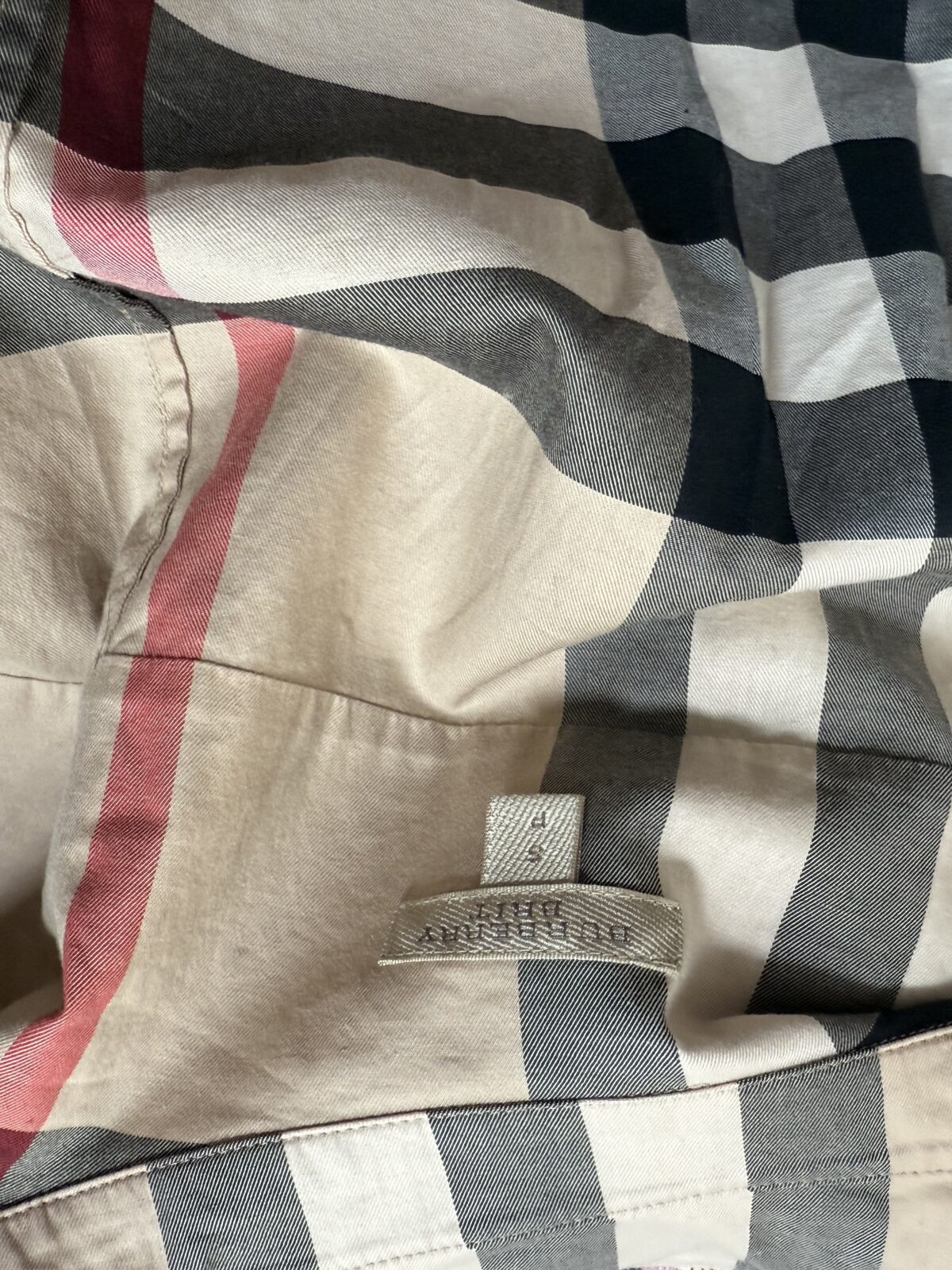 Chemise Burberry - seconde main BLUXE Geneve