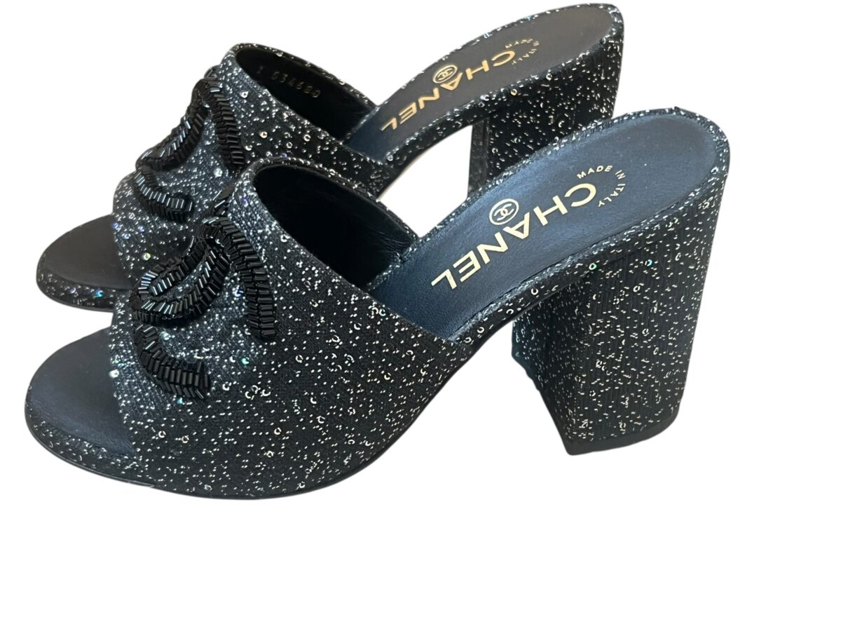 Sandales à talon Chanel