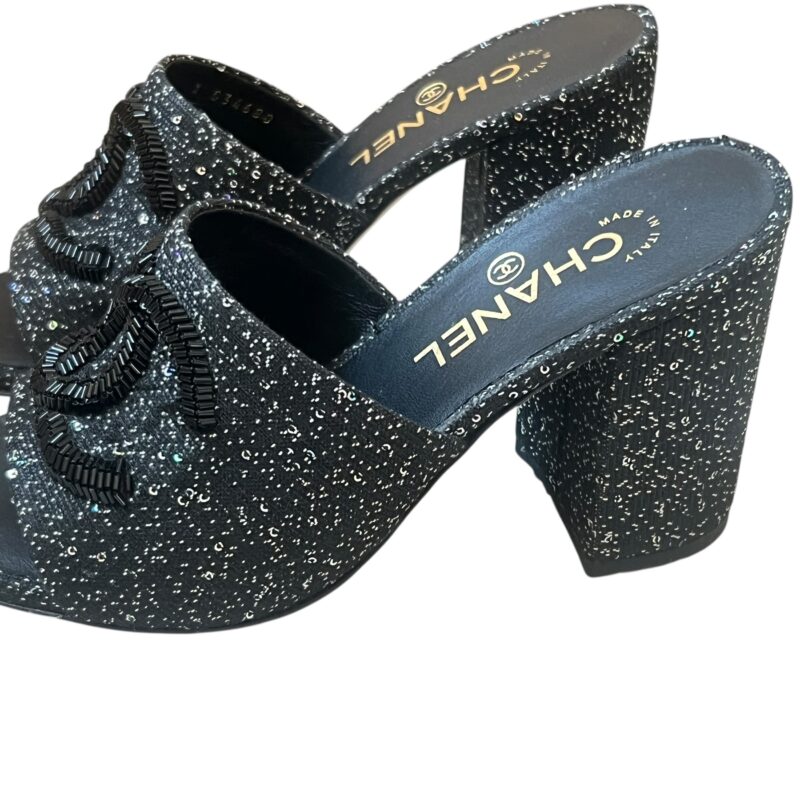 Sandales à talon Chanel
