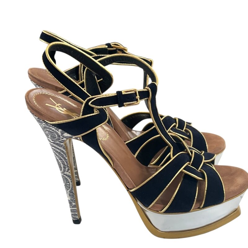 Sandales à talon Yves Saint Laurent, Bon état, pointure 38,5, talon 14, vue 2