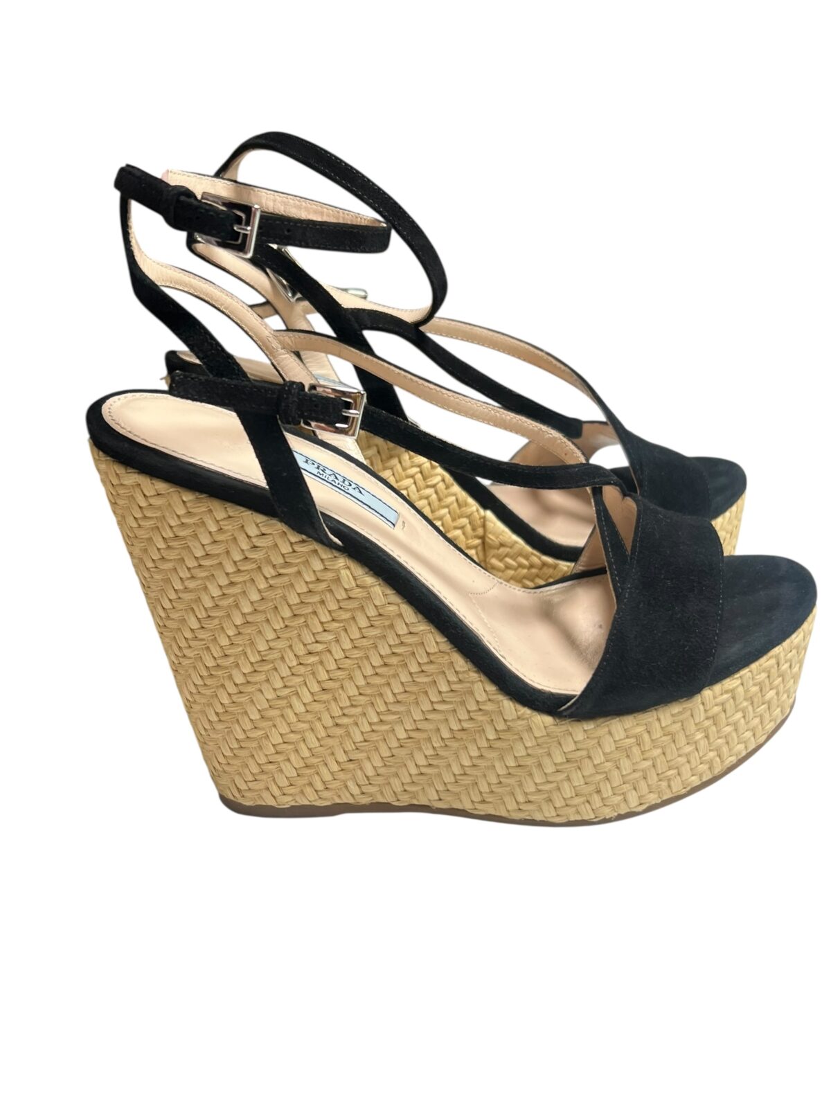 Sandales compensées Prada, Excellent état, pointure 37, vue 2