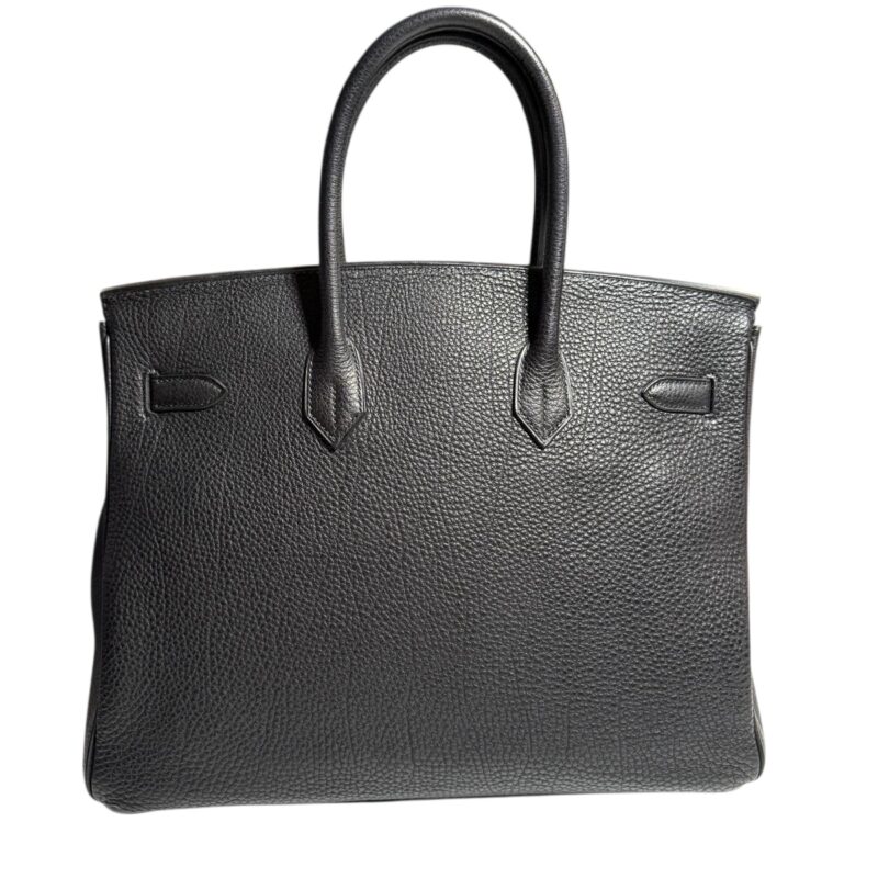 Birkin 35 Hermès Noir, Très bon état, vue 2