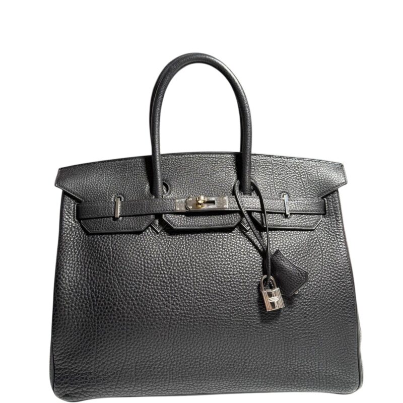 Birkin 35 Hermès Noir, Très bon état