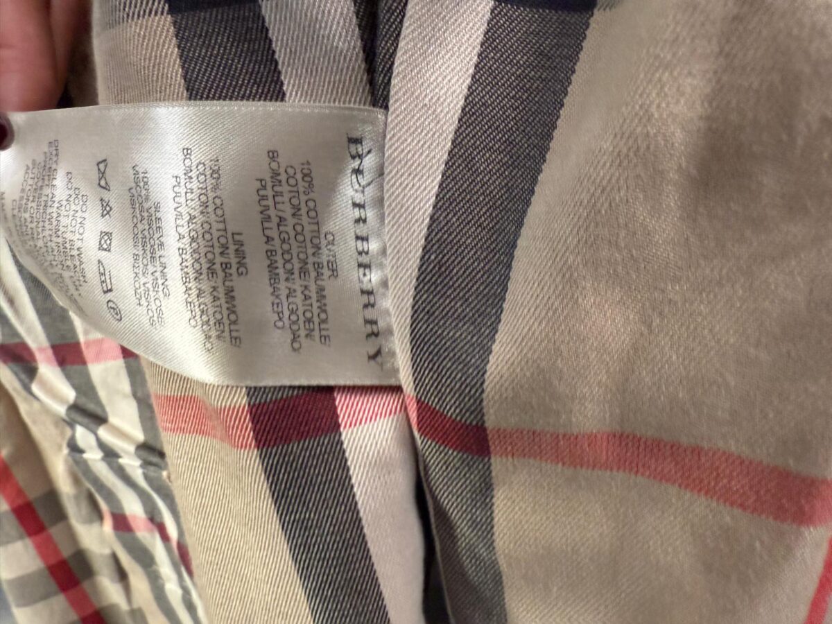 Trench Burberry - seconde main BLUXE Geneve