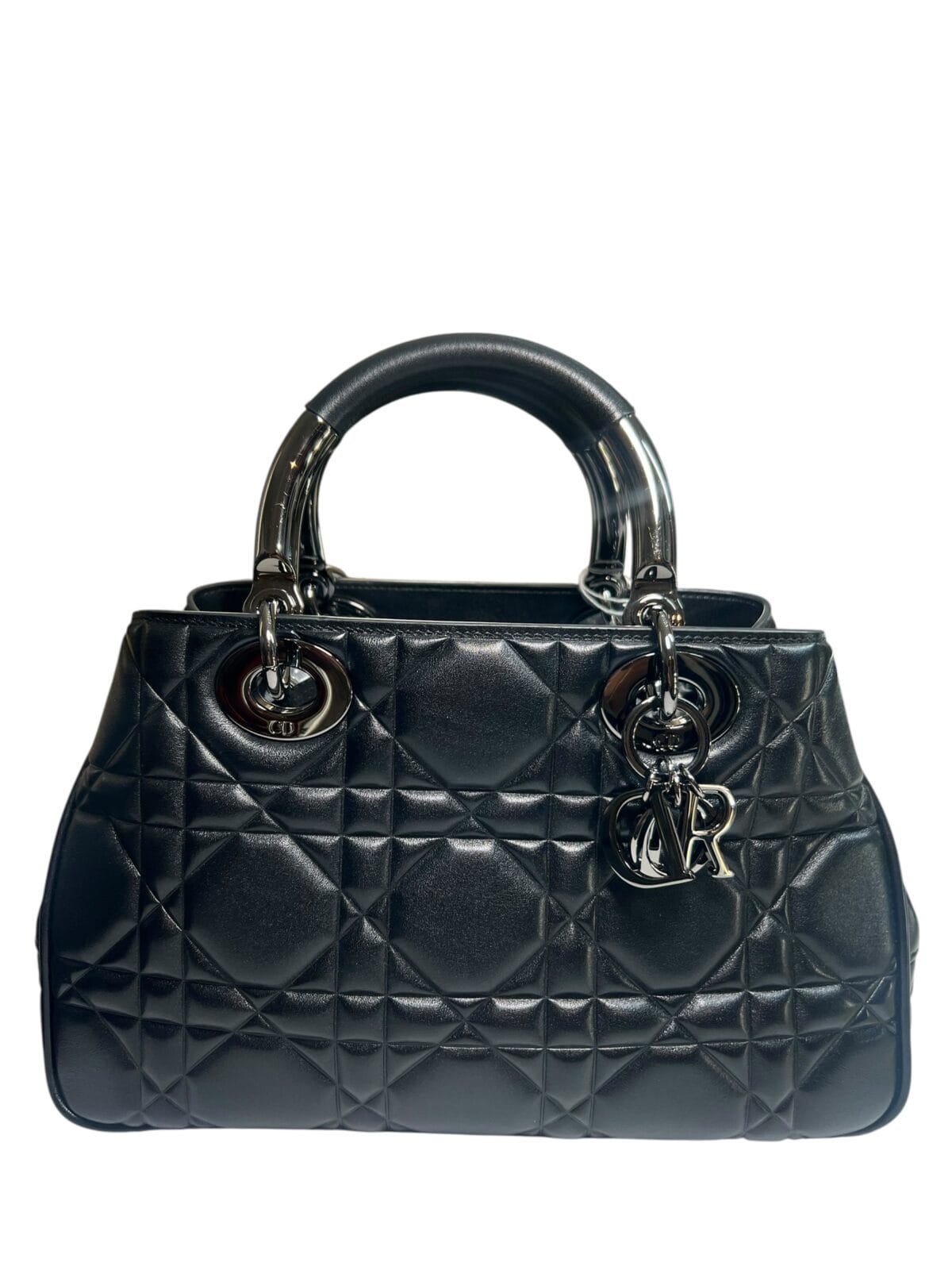 Sac Ladydior noir 95.22 - seconde main BLUXE Geneve
