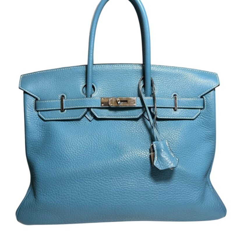 HERMES B35 BLEU JEANS