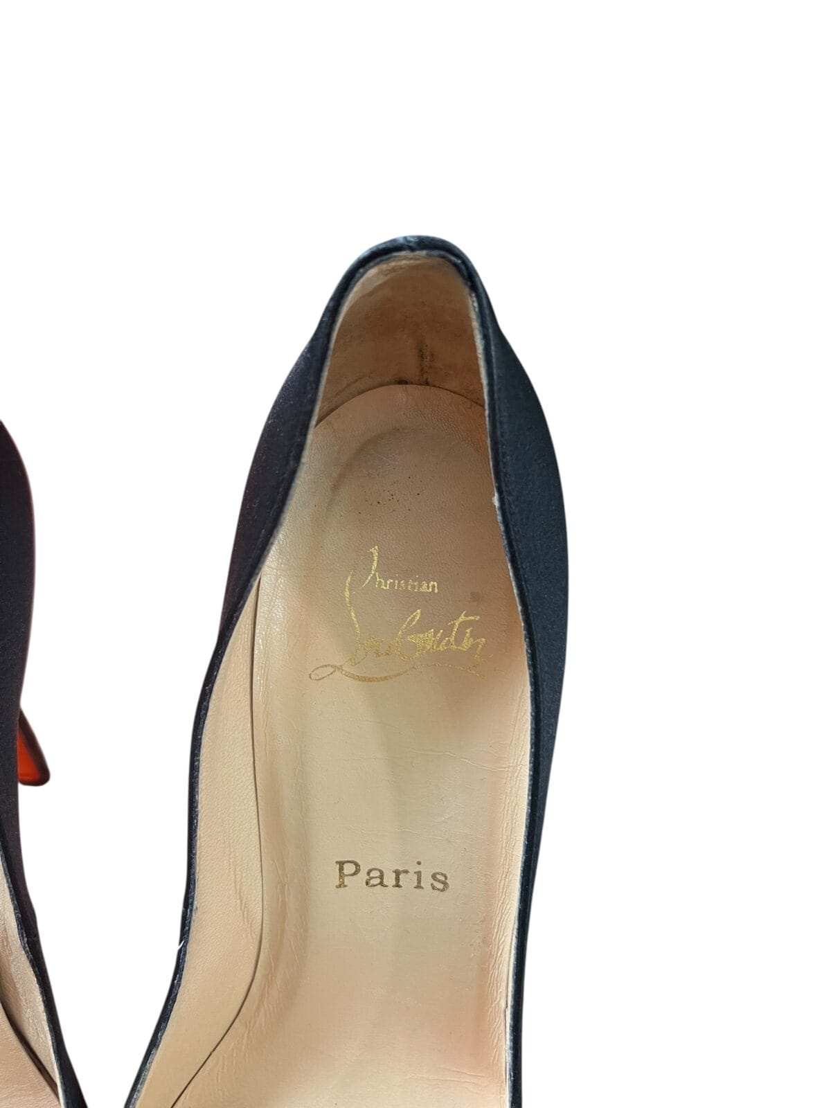 Escarpins Satin Louboutin - seconde main BLUXE Geneve