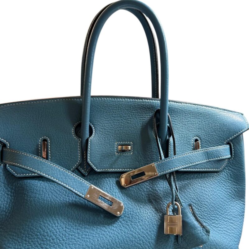 HERMES B35 BLEU JEANS