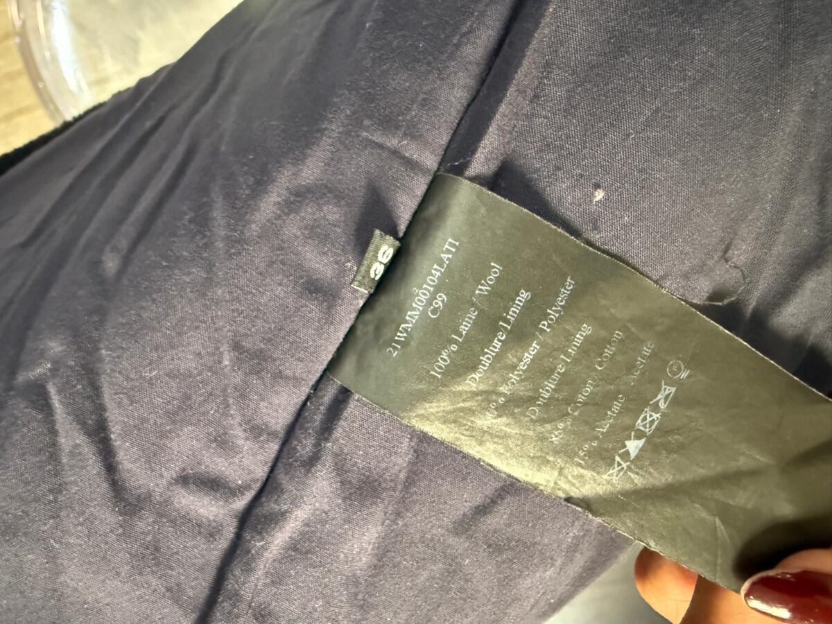 Manteau Yves Salomon - seconde main BLUXE Geneve