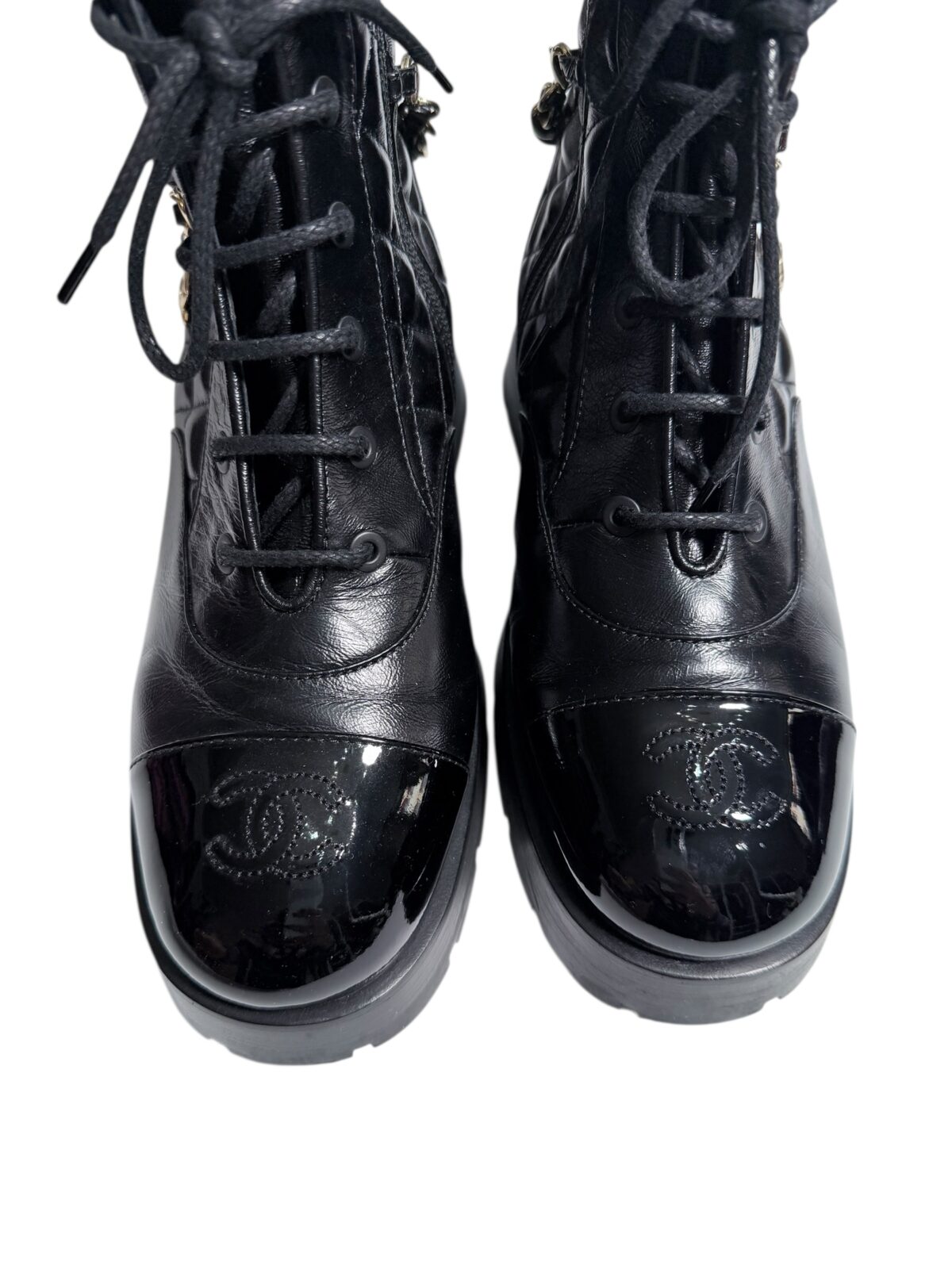 Bottines Chanel - seconde main BLUXE Geneve