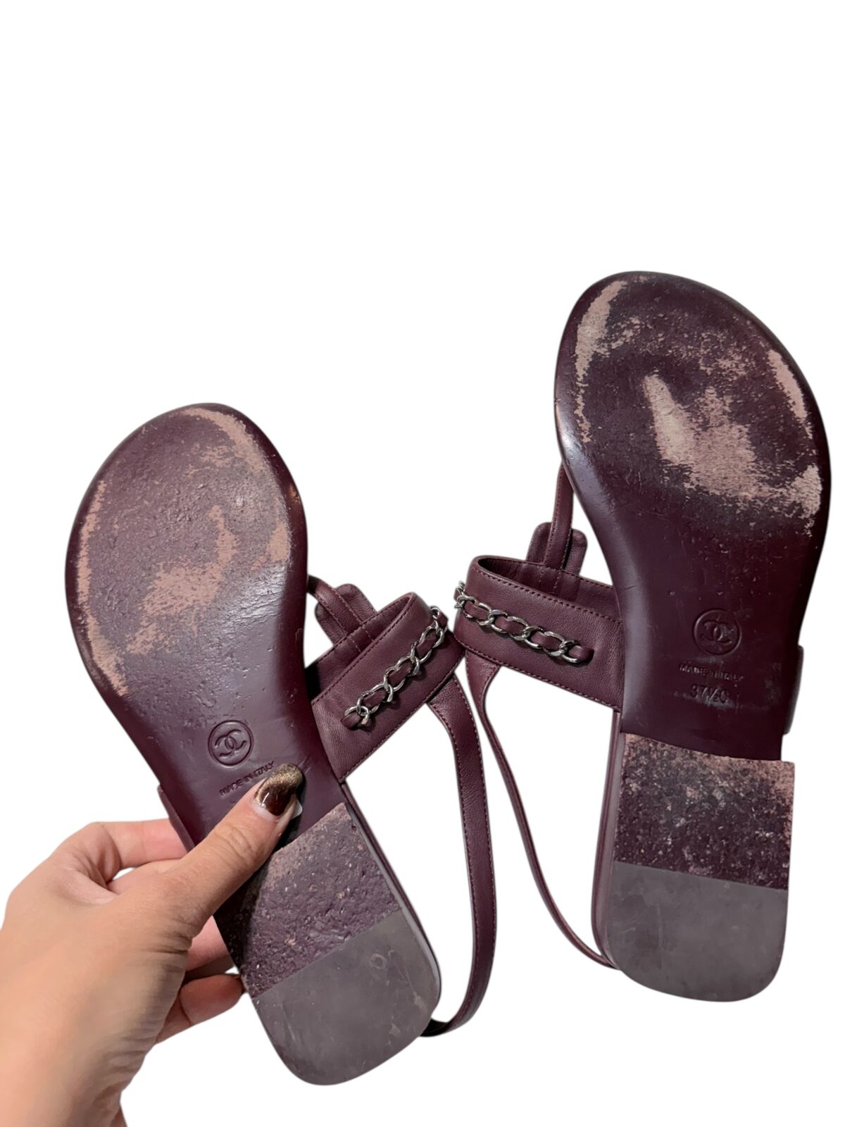 Sandales Chanel - seconde main BLUXE Geneve