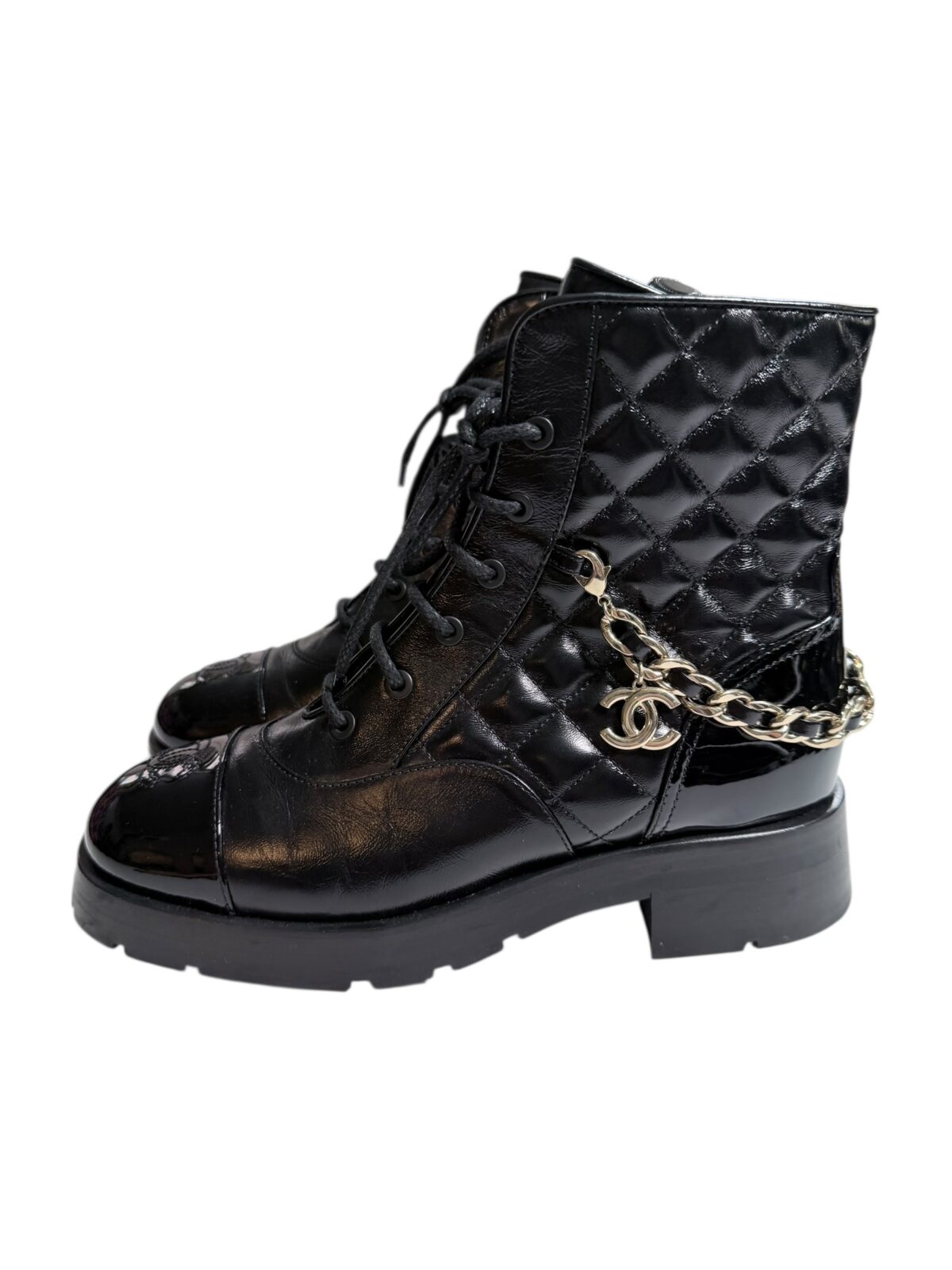 Bottines Chanel - seconde main BLUXE Geneve