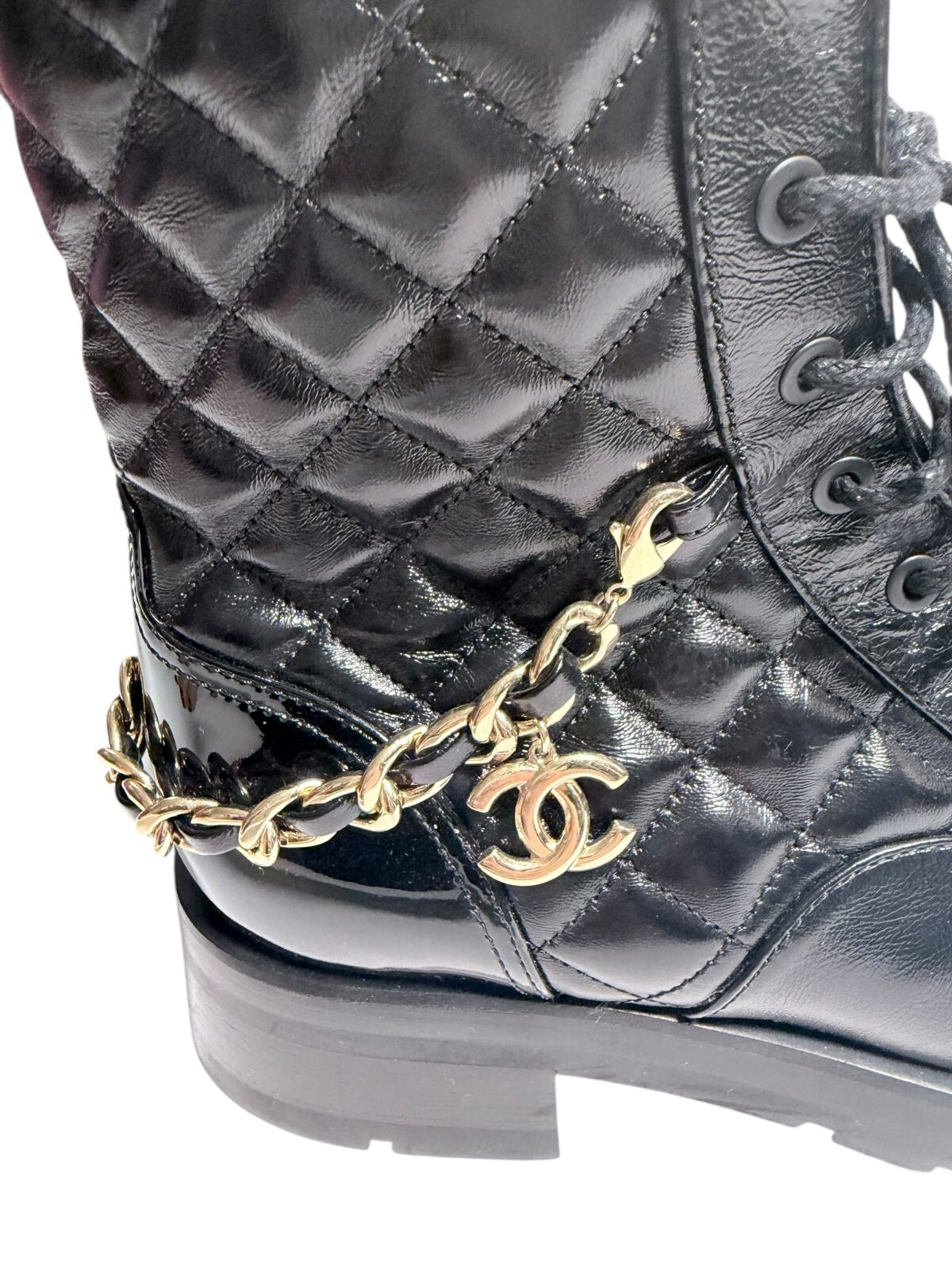 Bottines Chanel - seconde main BLUXE Geneve