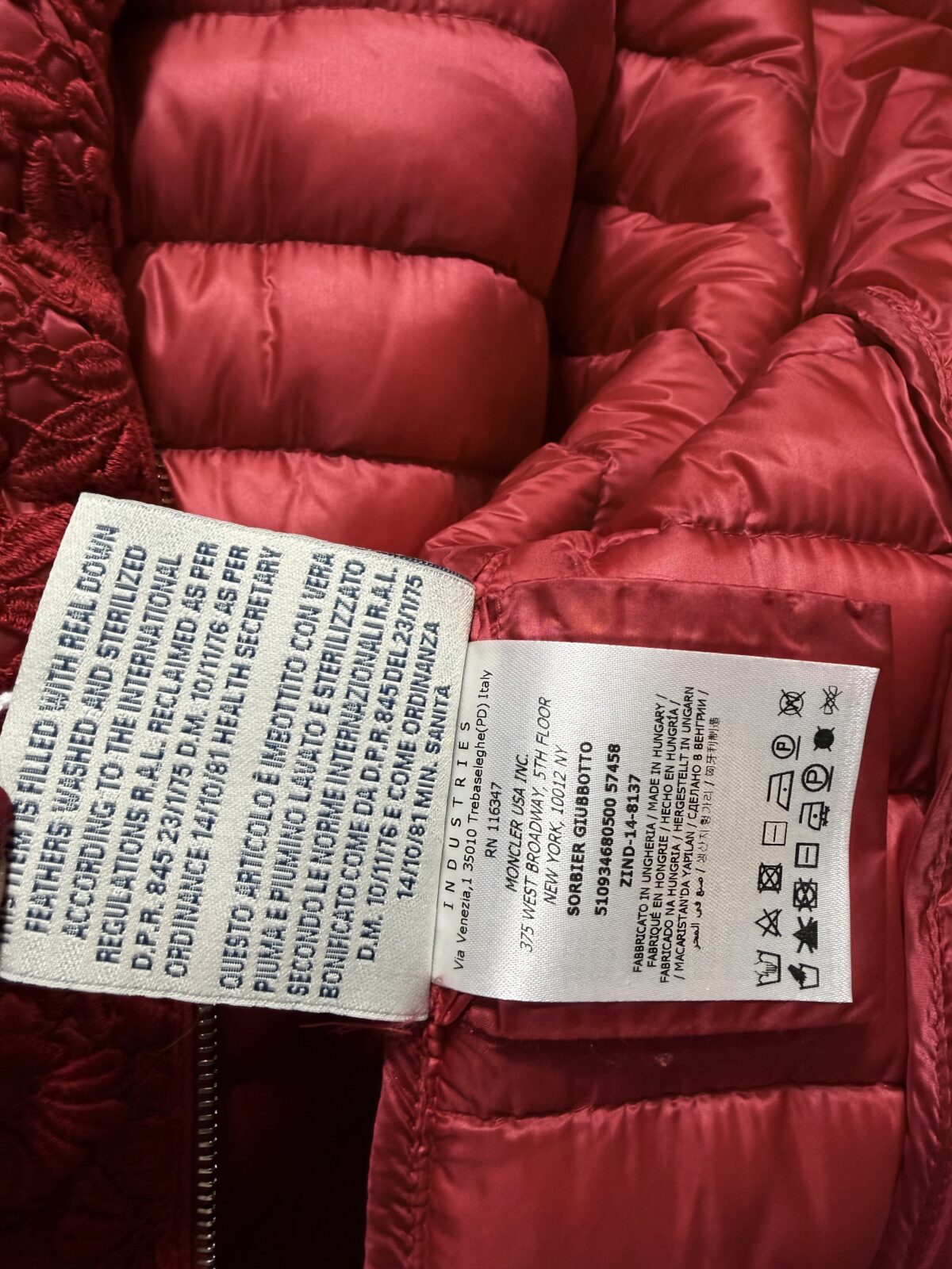 Veste Moncler - seconde main BLUXE Geneve