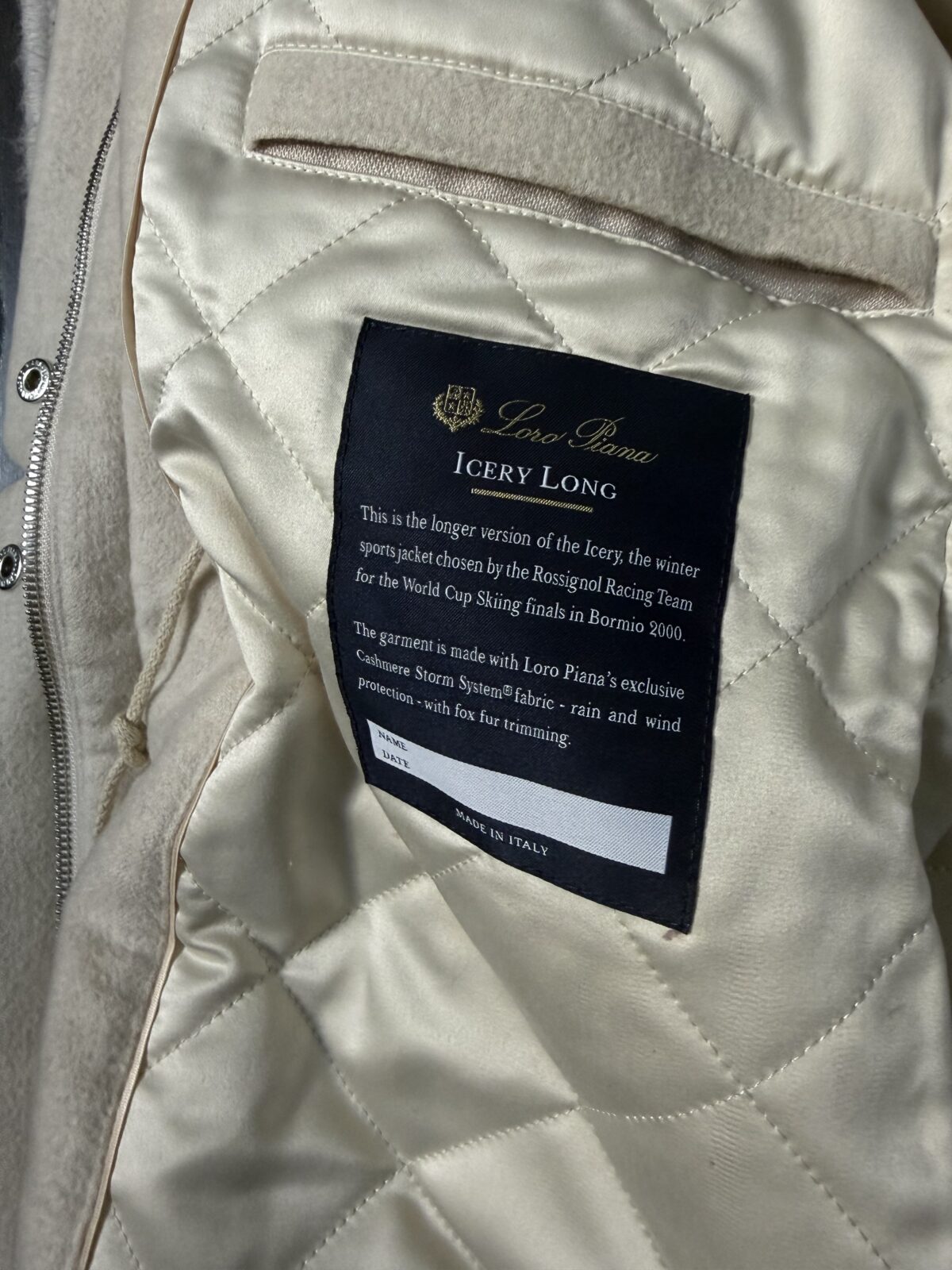 Manteau Loro Piana - seconde main BLUXE Geneve