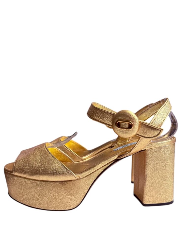 Sandales à talon Prada