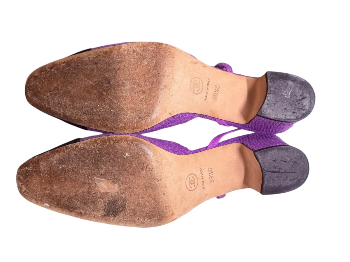 Escarpins Slingback Chanel - seconde main BLUXE Geneve