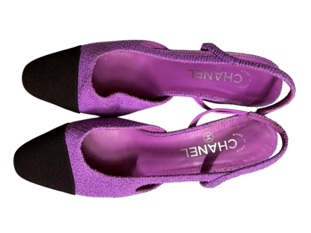 Escarpins Slingback Chanel - seconde main BLUXE Geneve