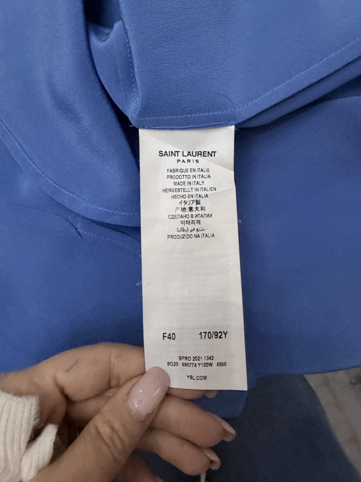 Chemise Saint Laurent - seconde main BLUXE Geneve