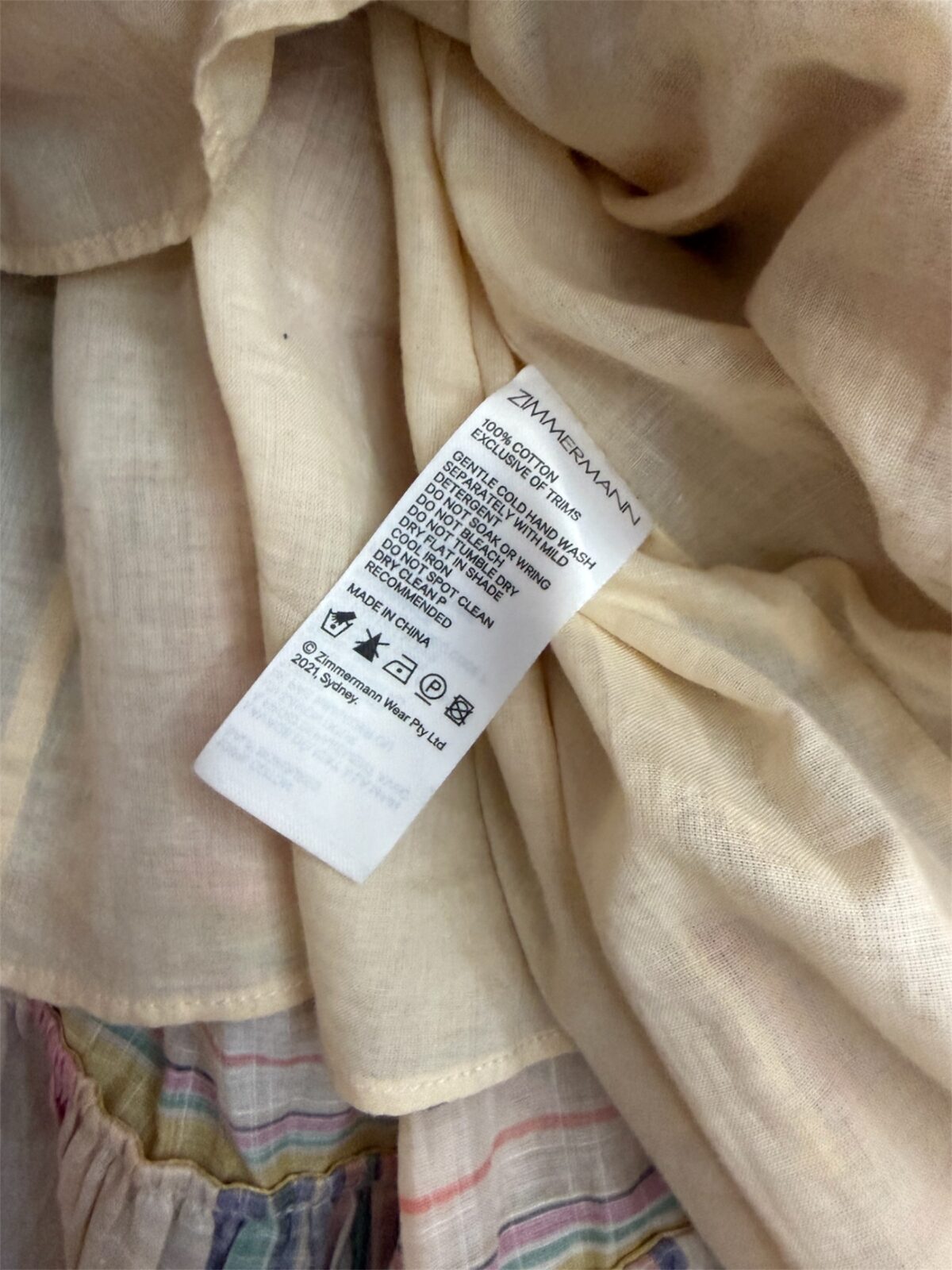 Robe Zimmermann, Excellent état
