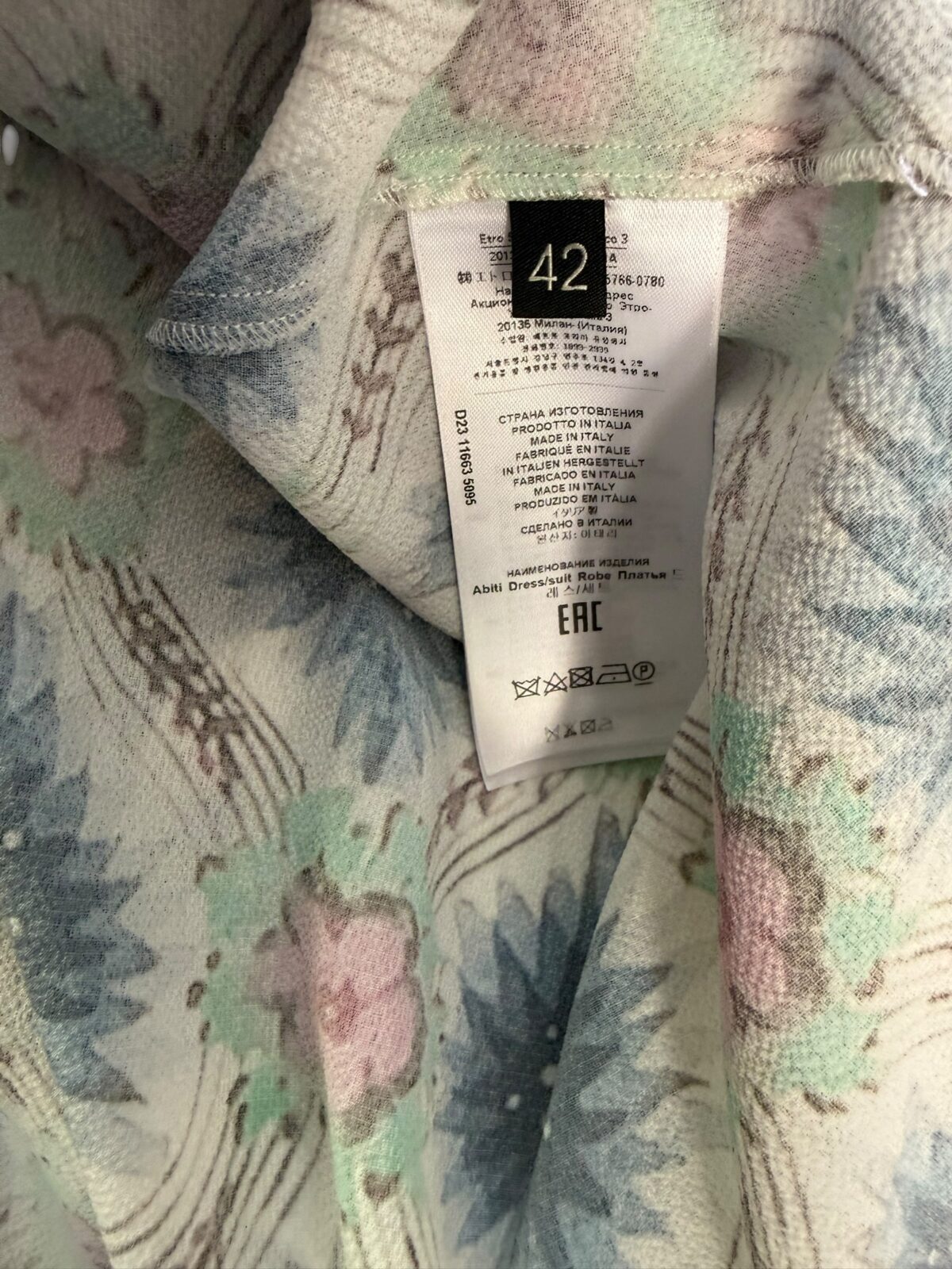 Robe Etro, Excellent état