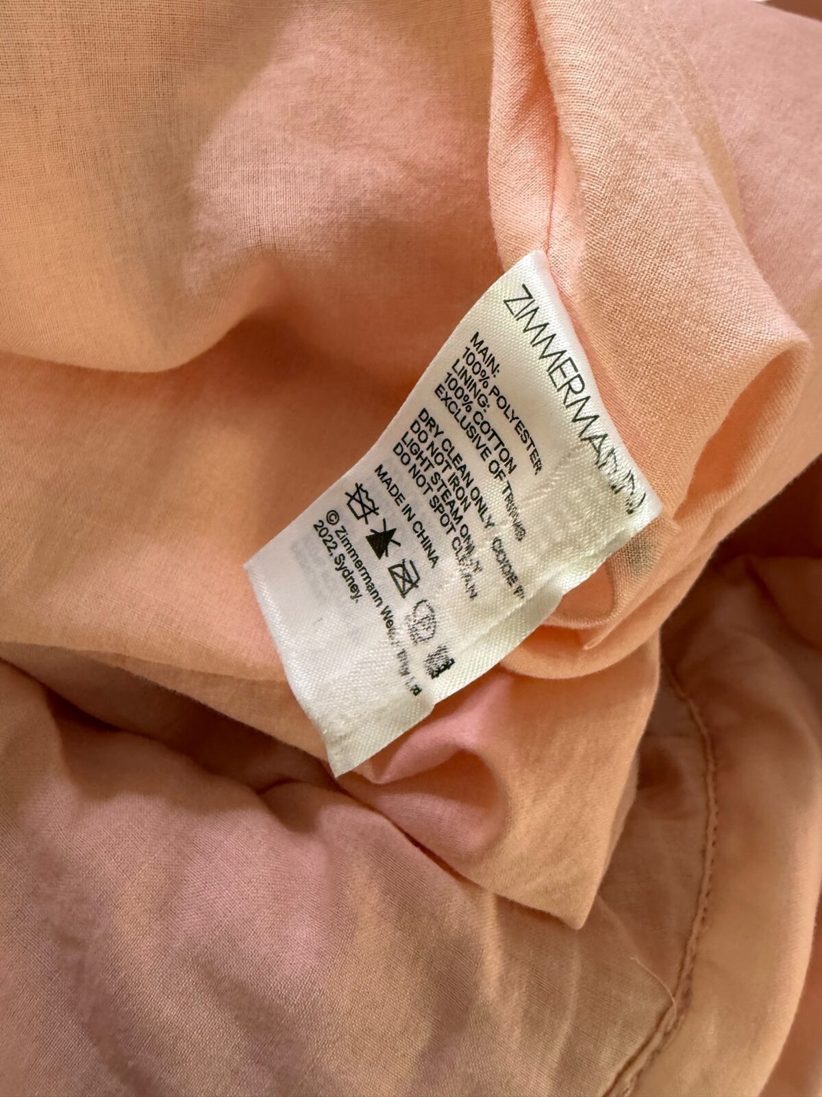 Robe Zimmermann, Excellent état