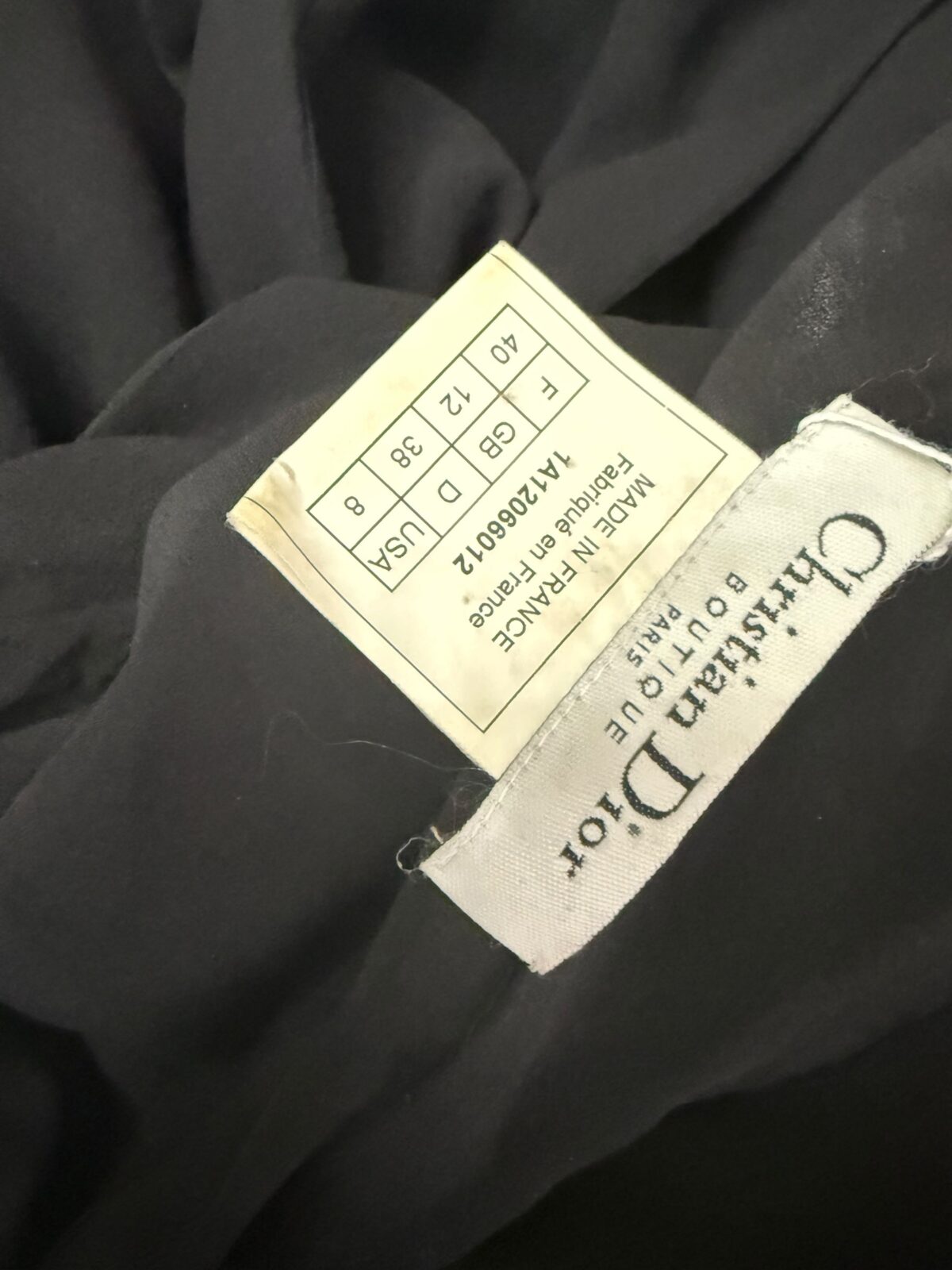 Robe Dior, Très bon état