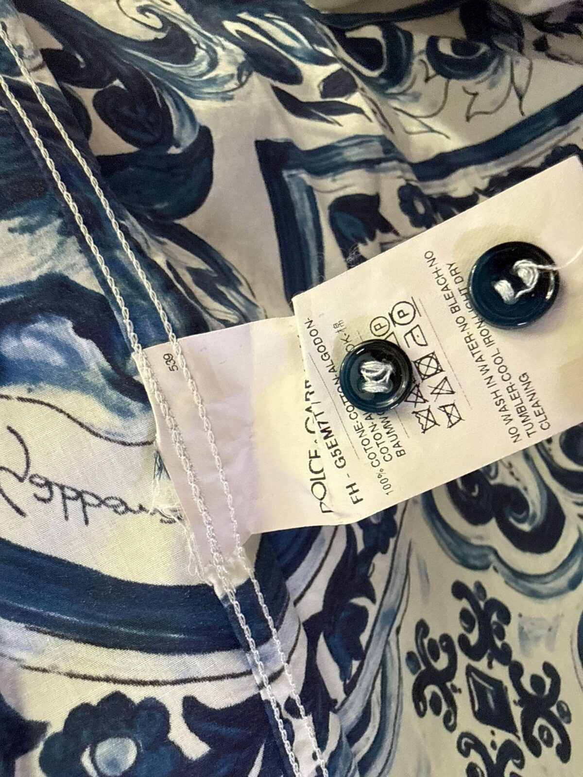 Chemise Dolce Gabbana, Excellent état