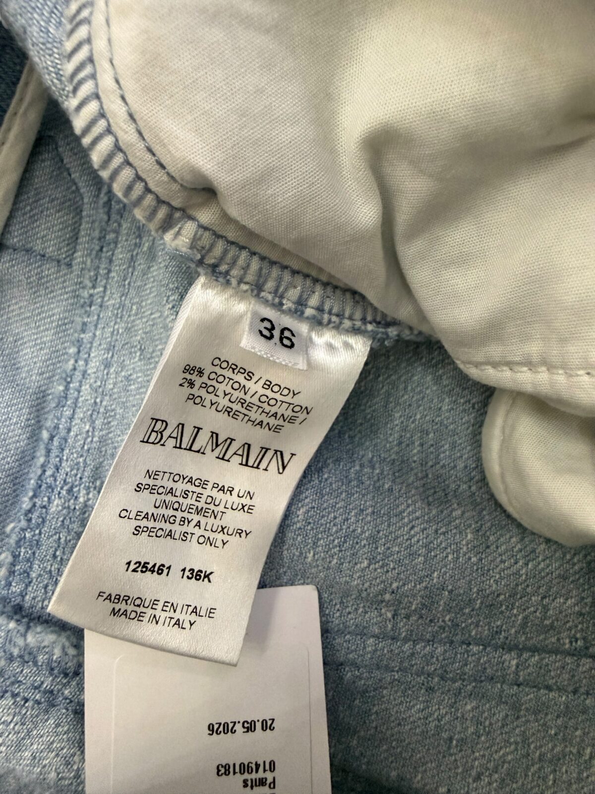 Pantalon Balmain, État Neuf