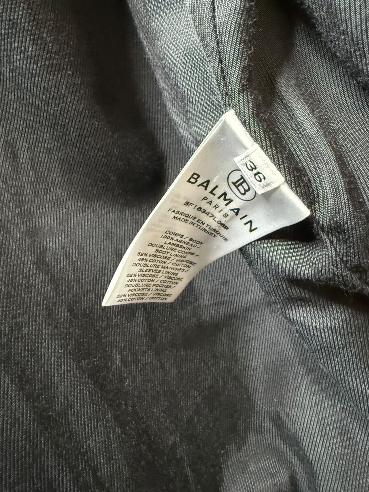 Veste Balmain, Excellent état