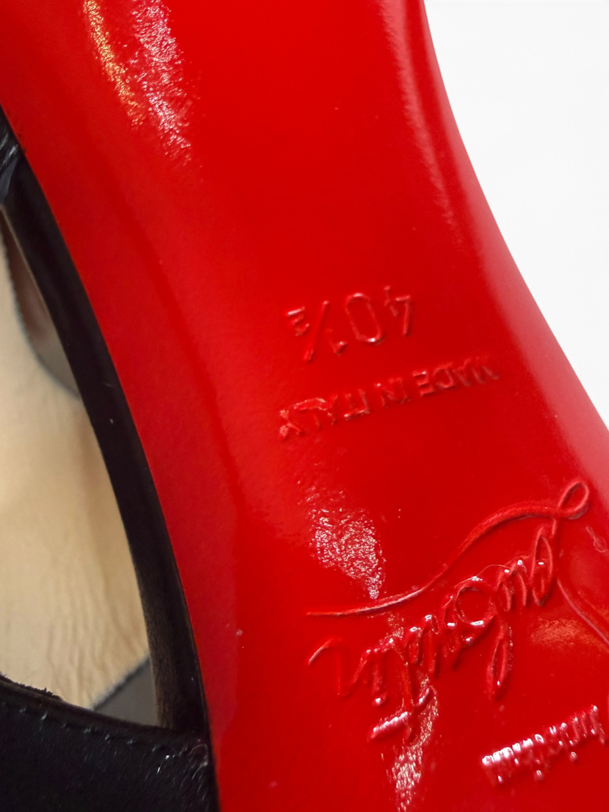 Escarpins Louboutin, Très bon état